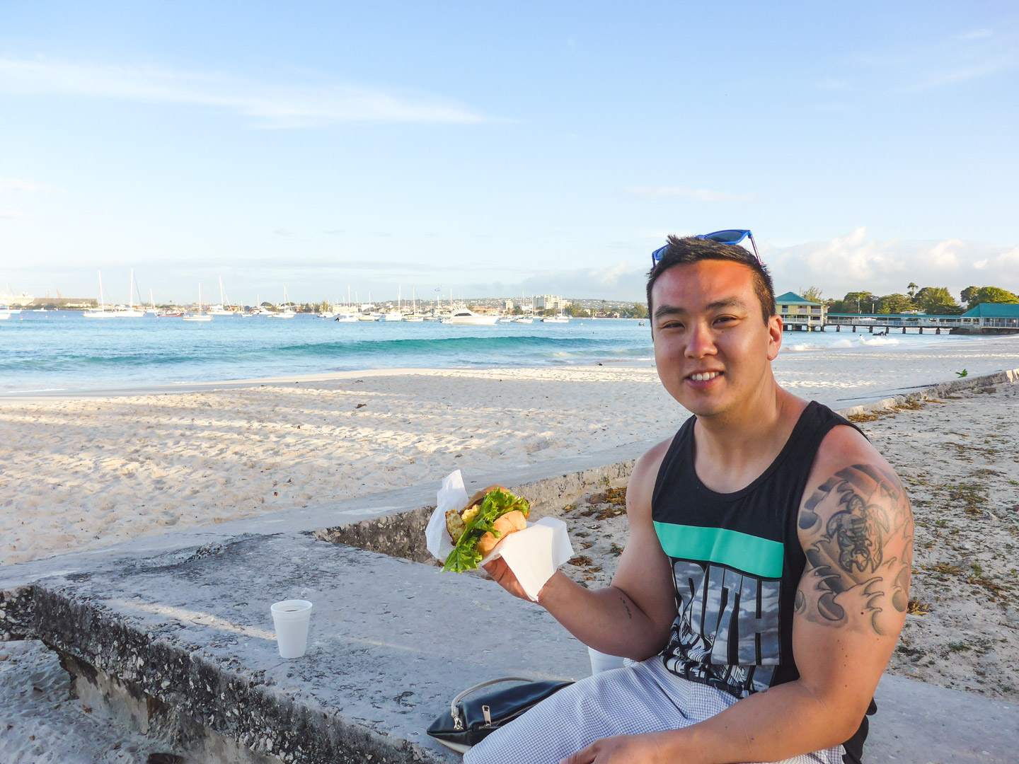 Lefties Fish Cutter in Bridgetown Barbados