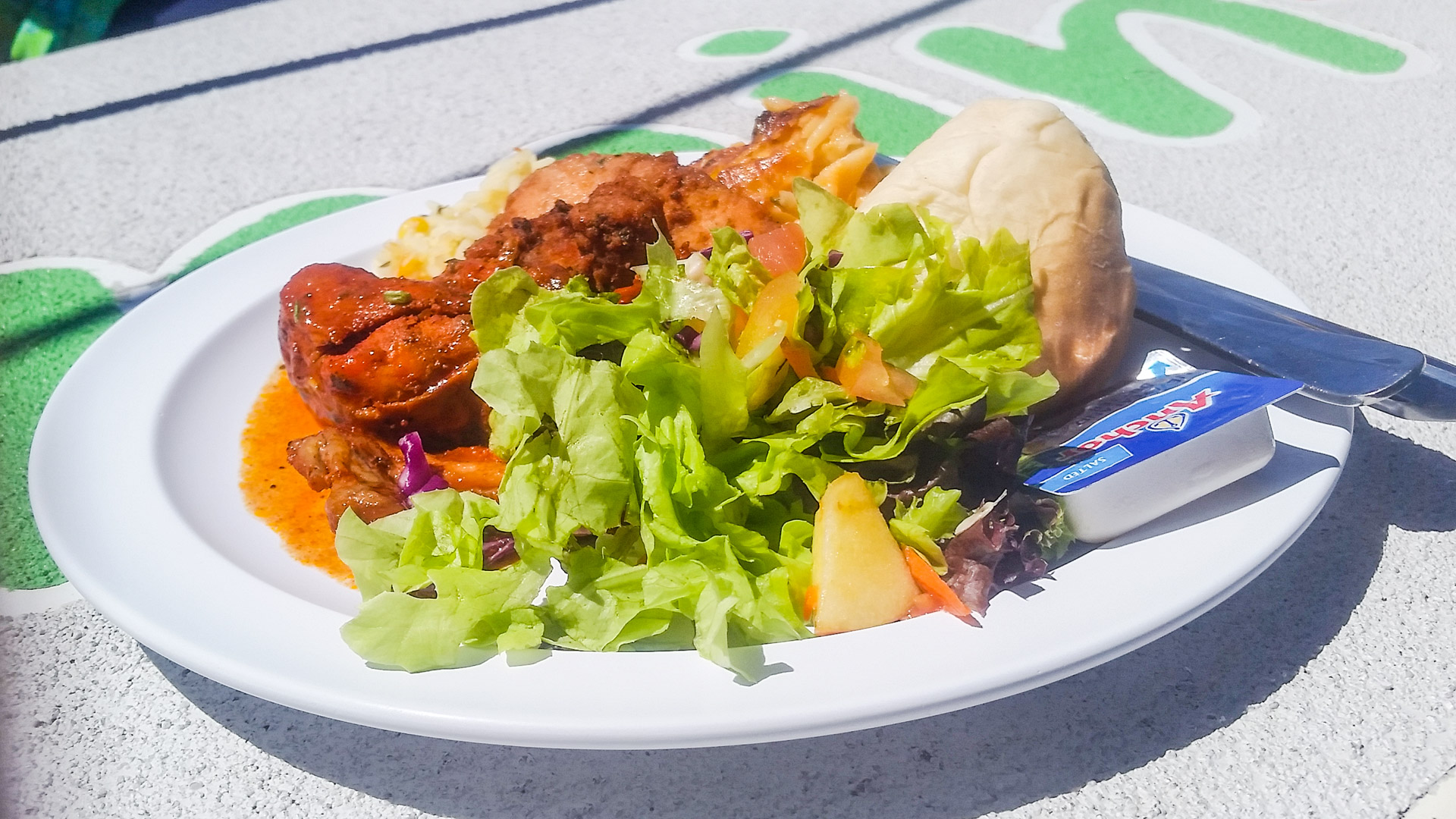 Lunch on Jammin Catamaran Cruise in Bridgetown Barbados