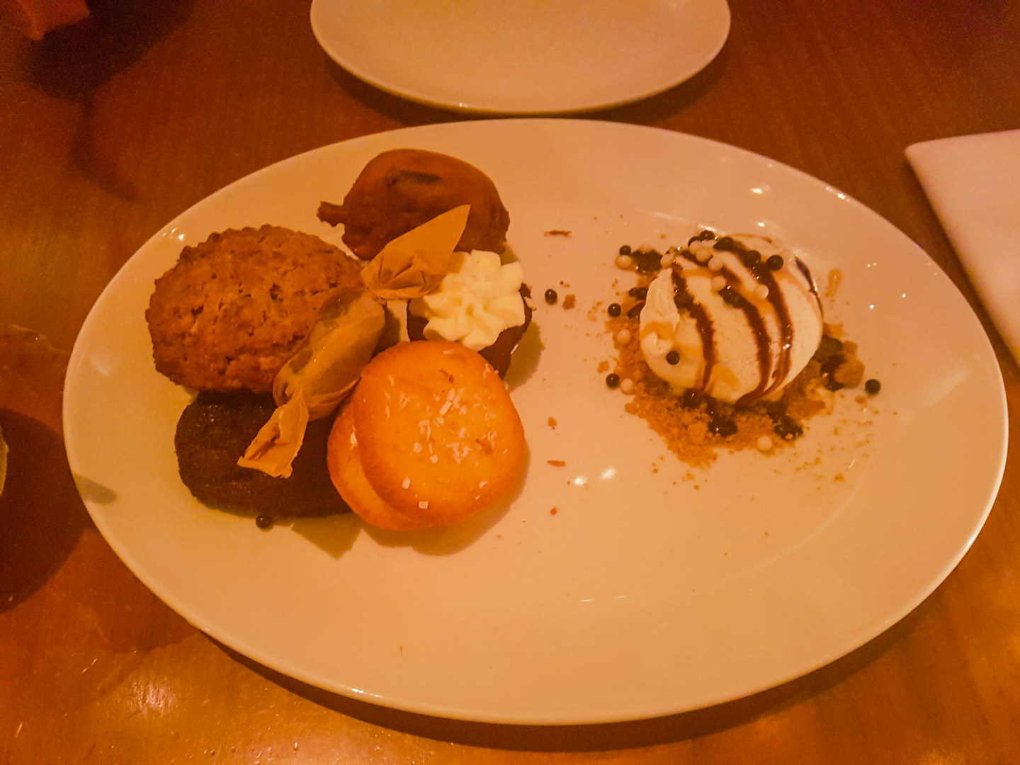 Dessert Cookie Sampler at Olive's at Atlantis Bahamas