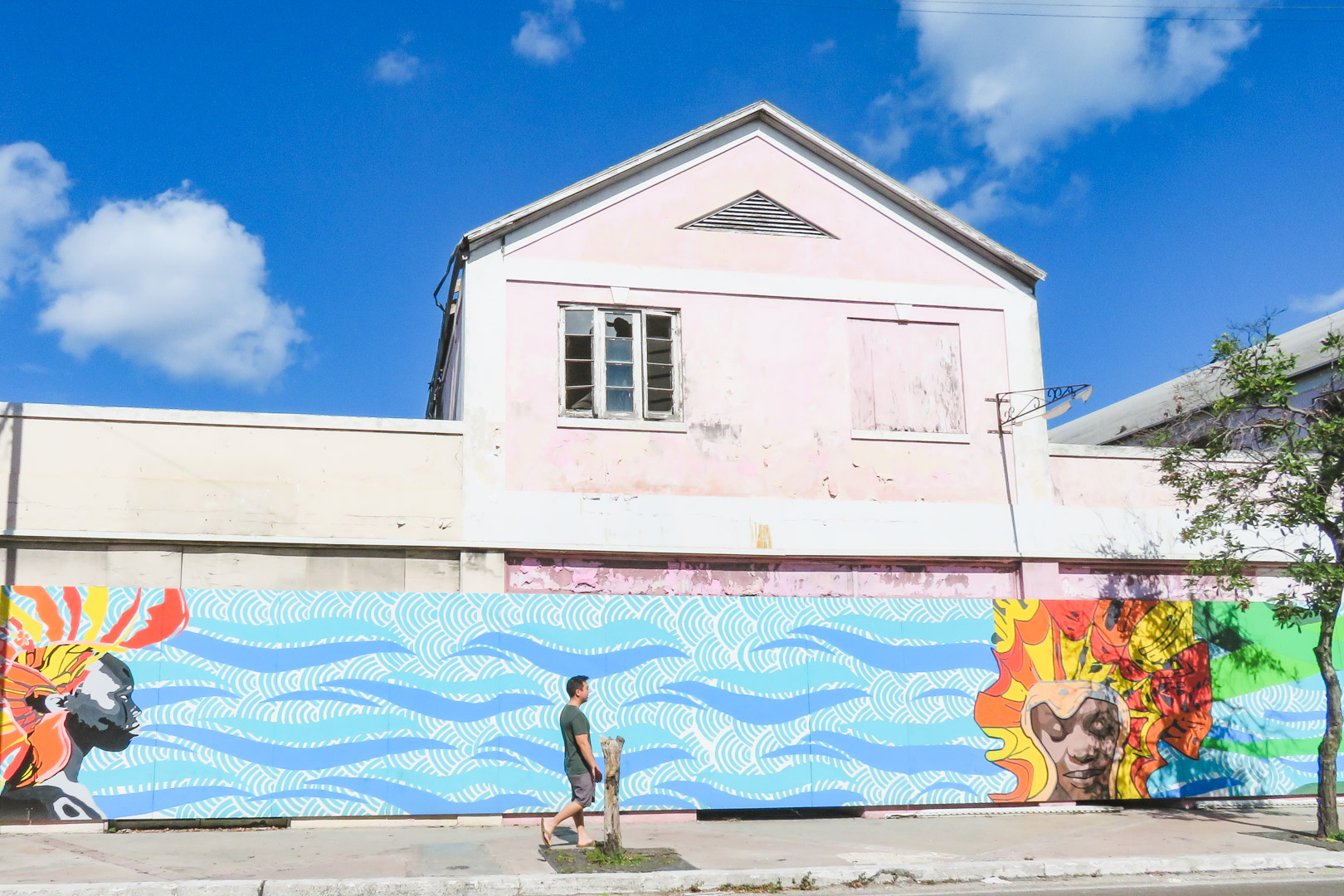 Exploring downtown Nassau Bahamas 