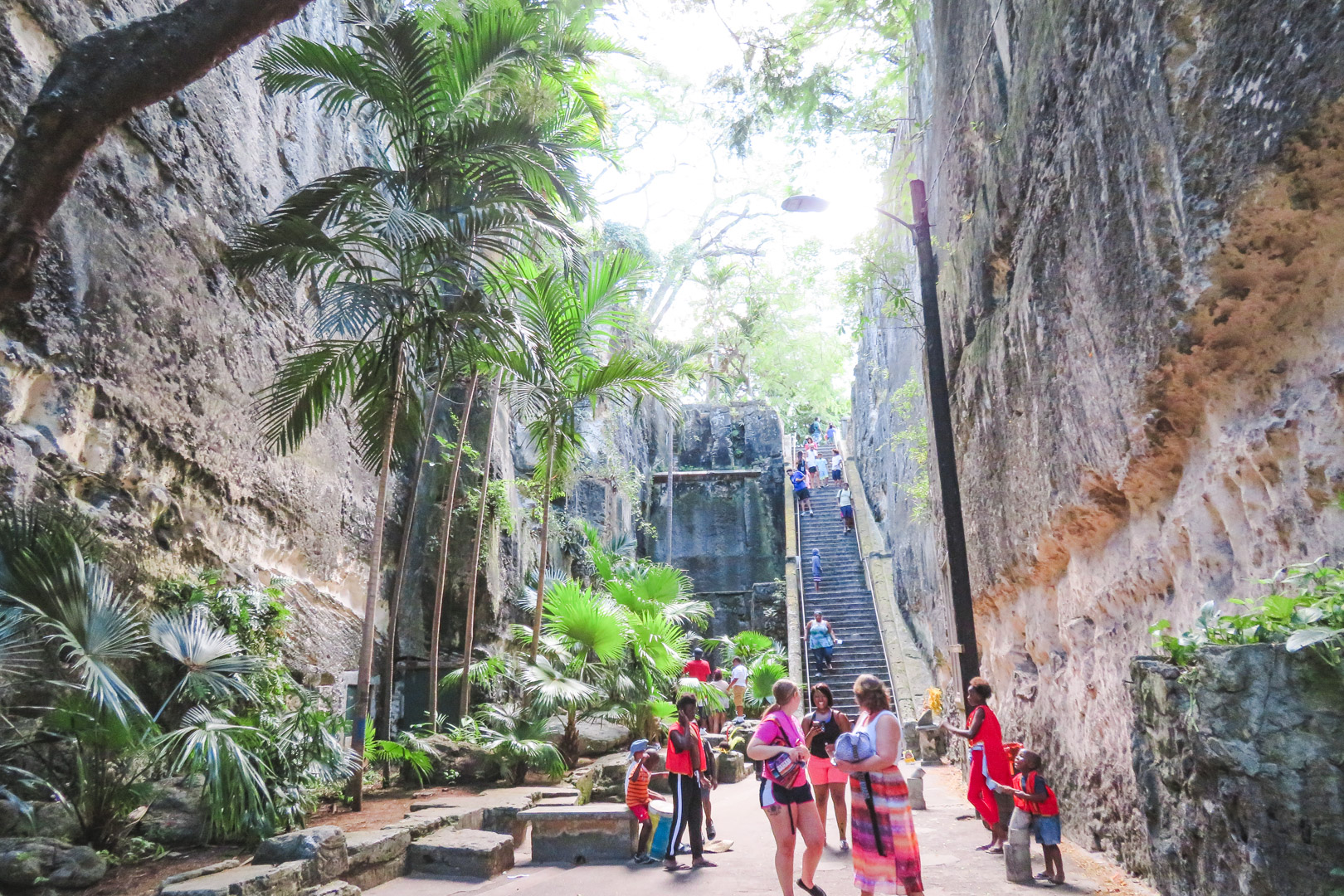 Queen's Staircase in Nassau Bahamas