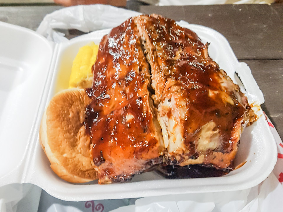 BBQ Ribs at Arawak Cay