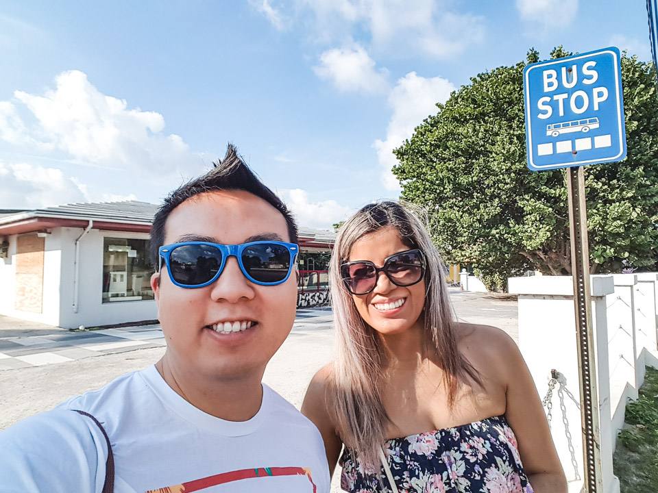 Bus Stop in Nassau