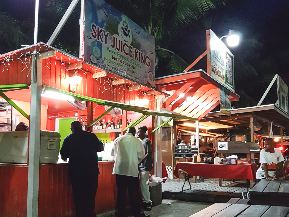 Sky Juice King at Arawak Cay