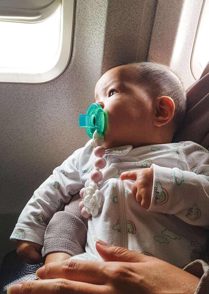 Flying with a 4 month old - relieve ear pressure