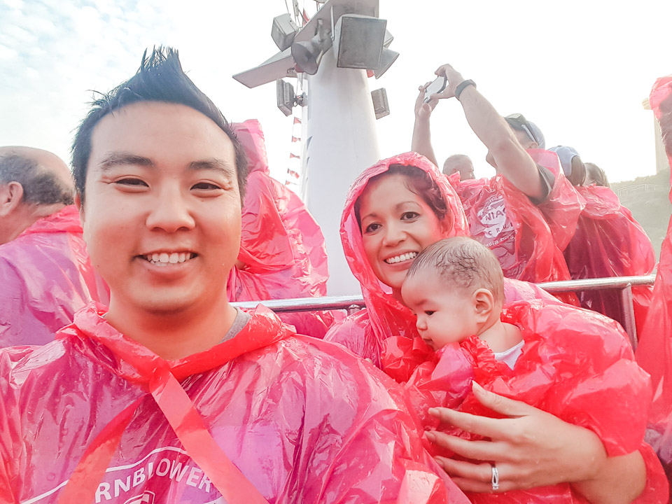 Niagara Falls Boat Cruise with a Baby