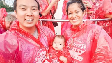 Niagara Falls Hornblower Cruise with a Baby