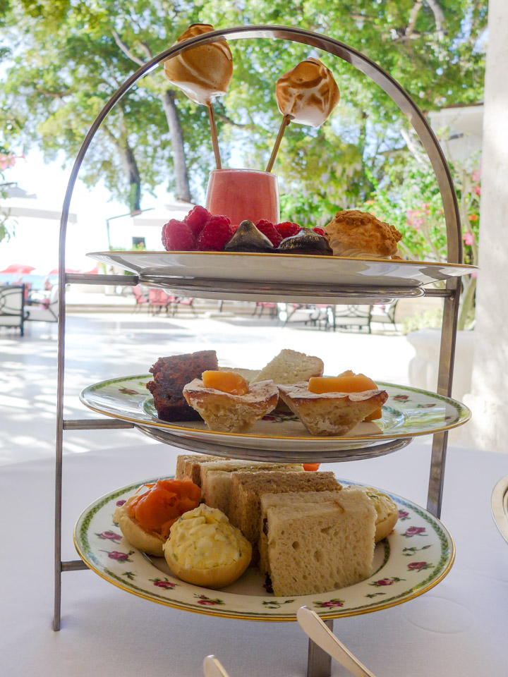 Afternoon Tea at Sandy Lane Hotel Barbados