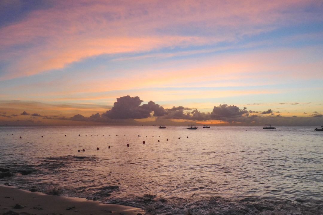 Sunset in Holetown Barbados