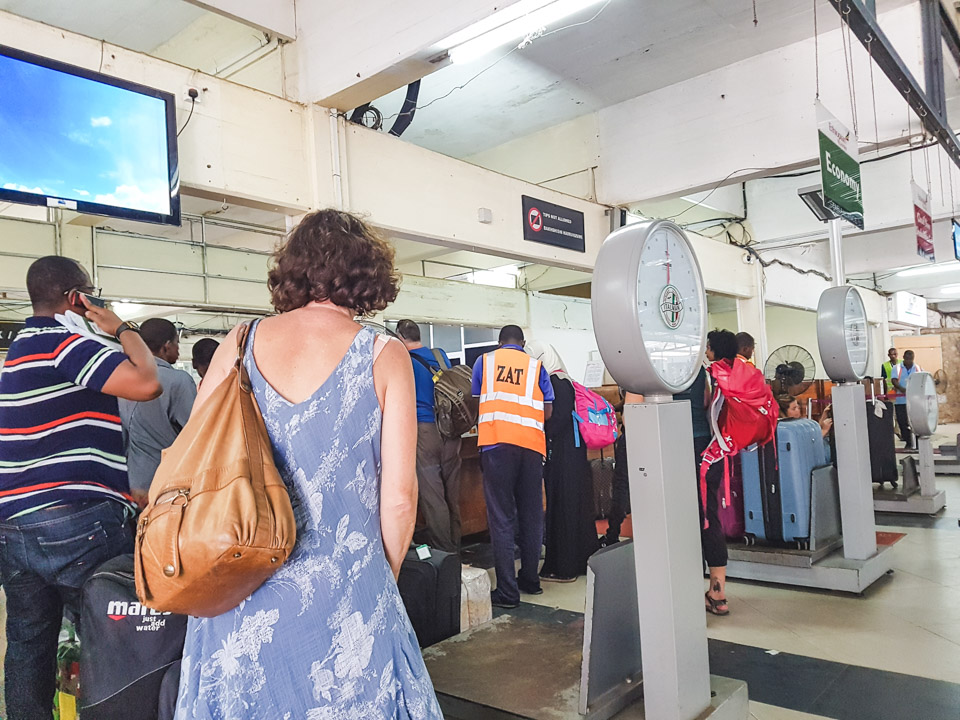 Zanzibar Airport Check In Counters