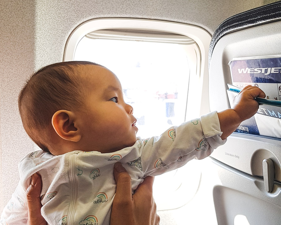 Baby on Westjet flight
