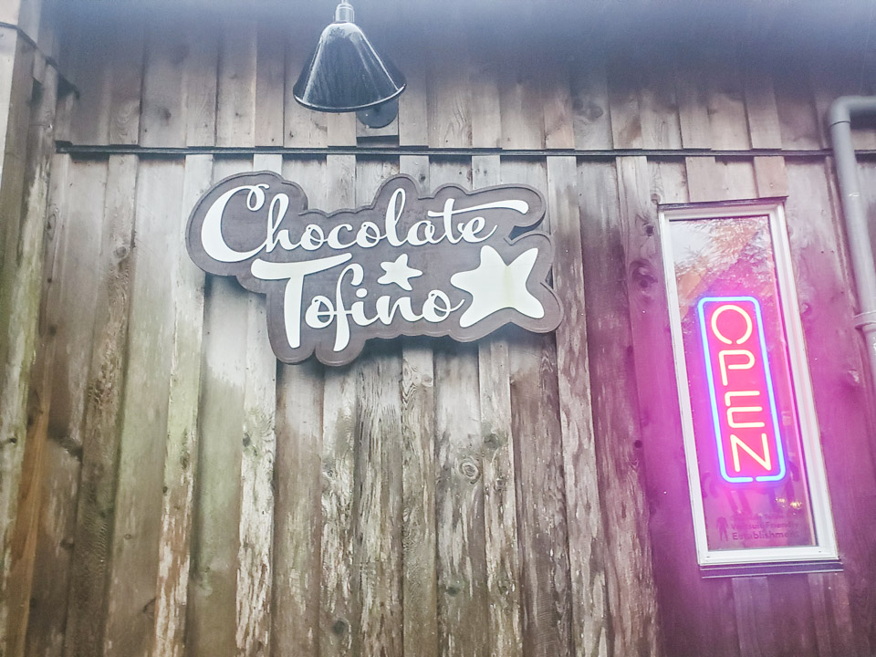 Chocolate Tofino Sign