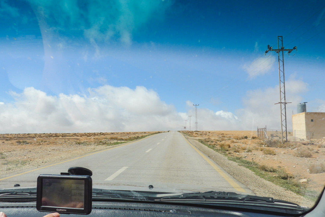 Driving in Jordan 