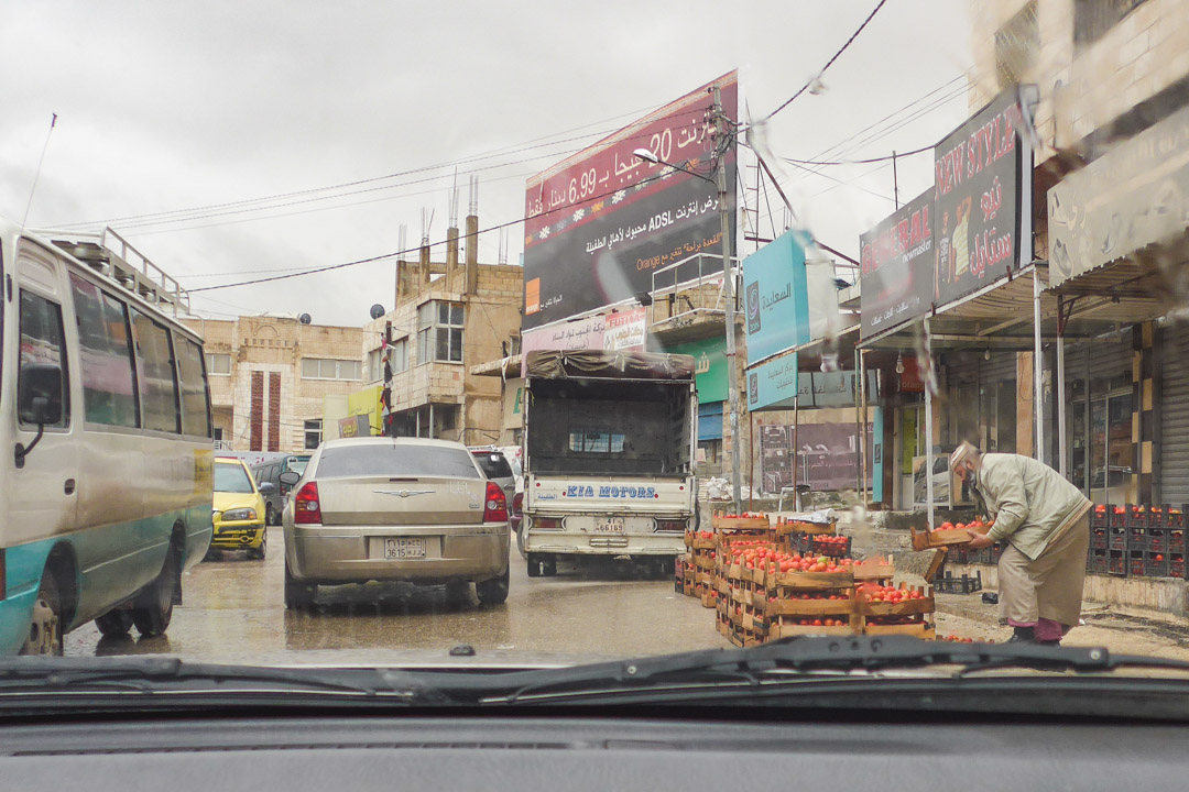 Driving in Jordan 