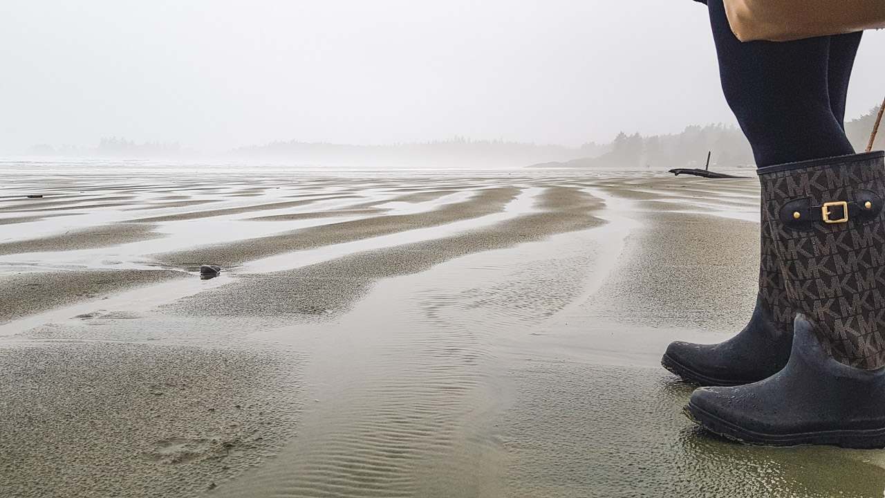 Rainboots for Tofino in Winter