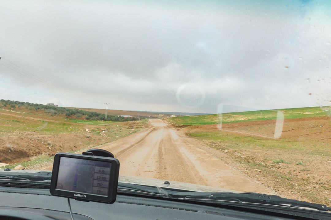 Rural Road in Jordan