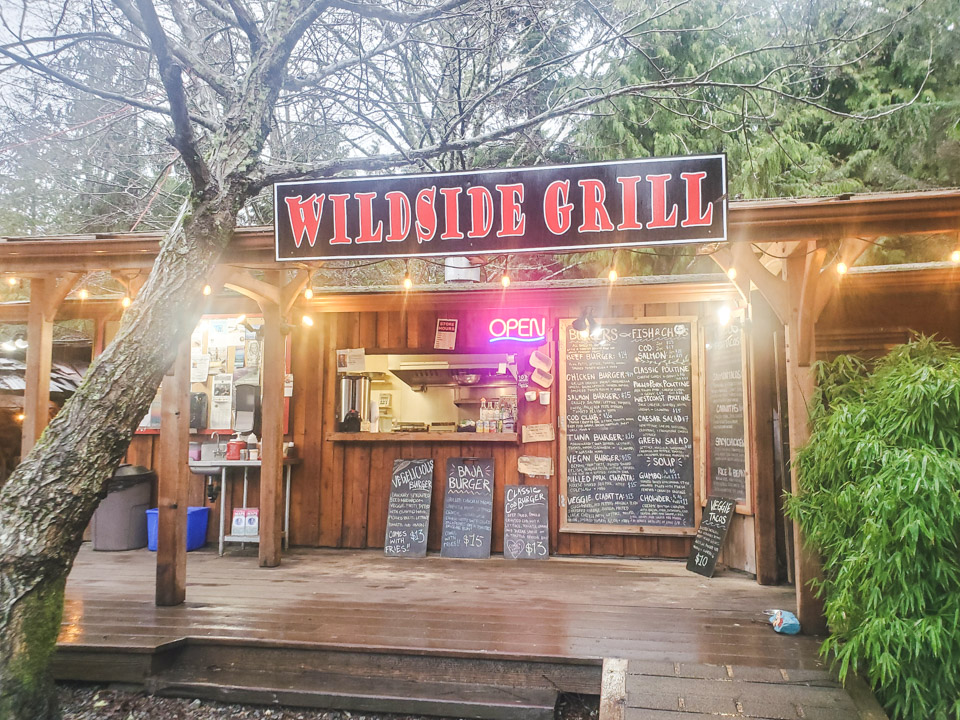 Wildside Grill in Tofino in Winter