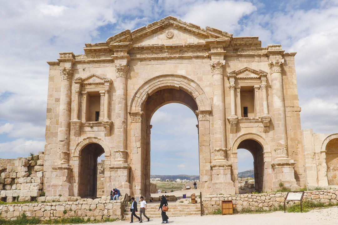 Hadrian's Arch in Jerash