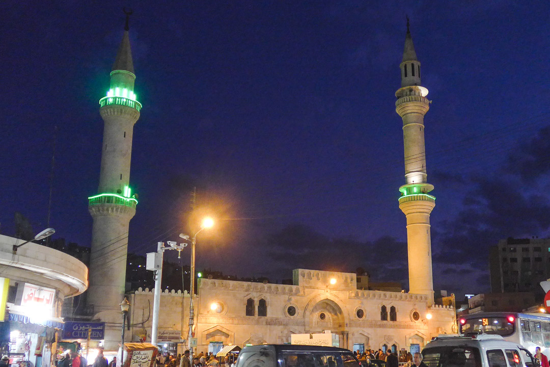 Husseini Mosque in Downtown Amman