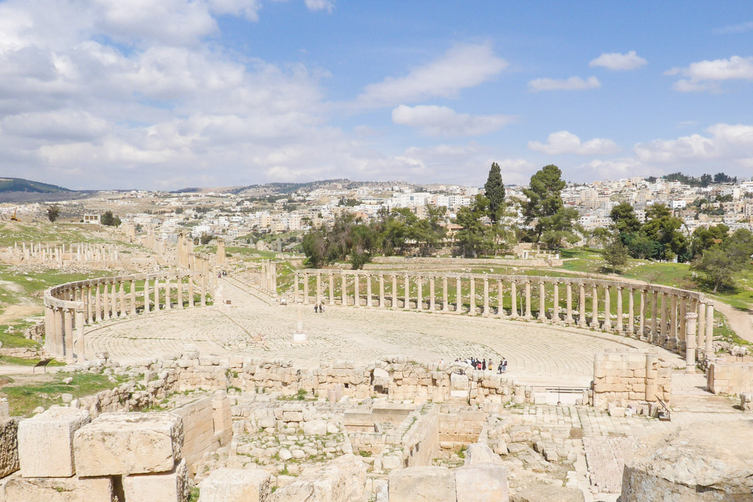 Oval Plaza in Jerash