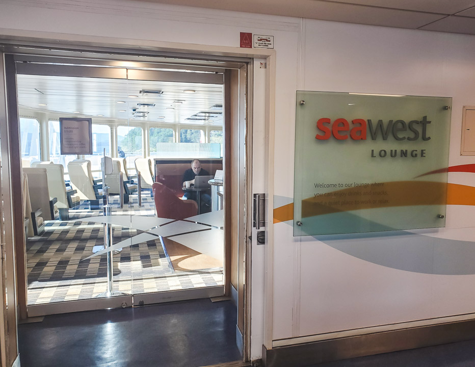 Seawest Lounge on Ferry from Vancouver to Victoria