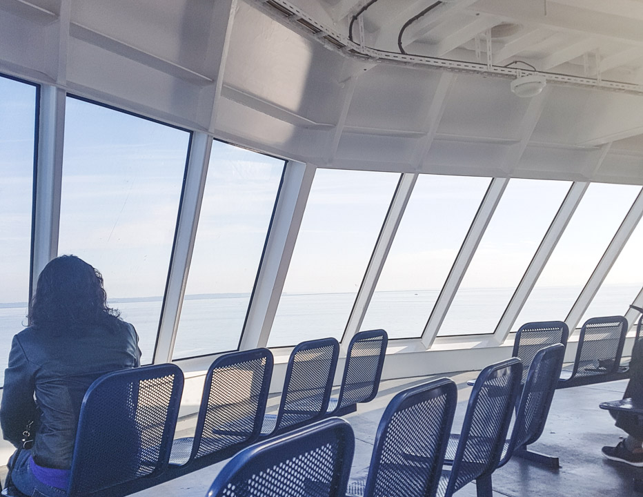 Upper Outside Deck on BC Ferries