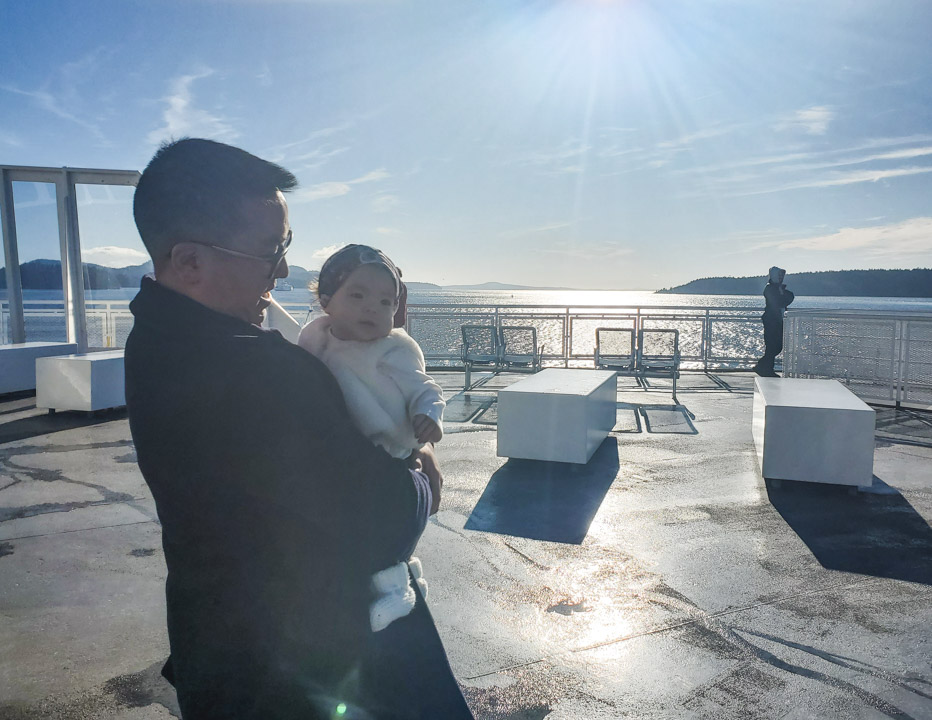 View on the Ferry from Vancouver to Victoria