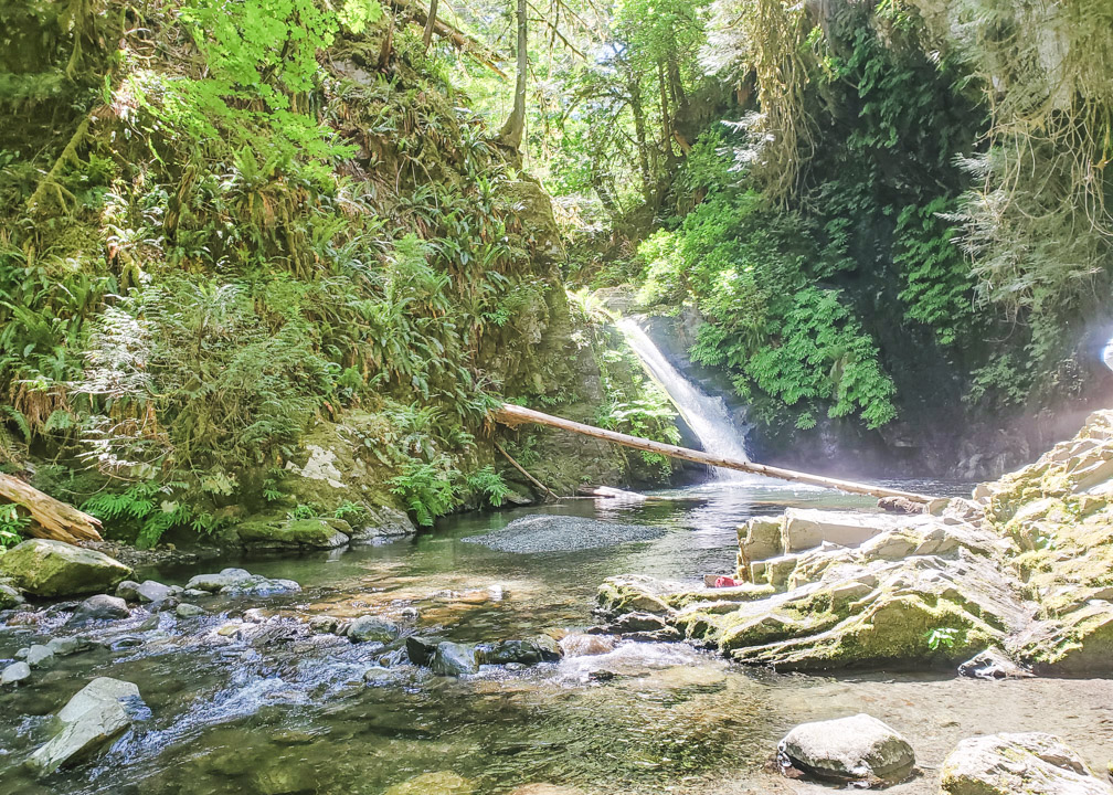 Goldstream Falls Victoria BC Waterfall