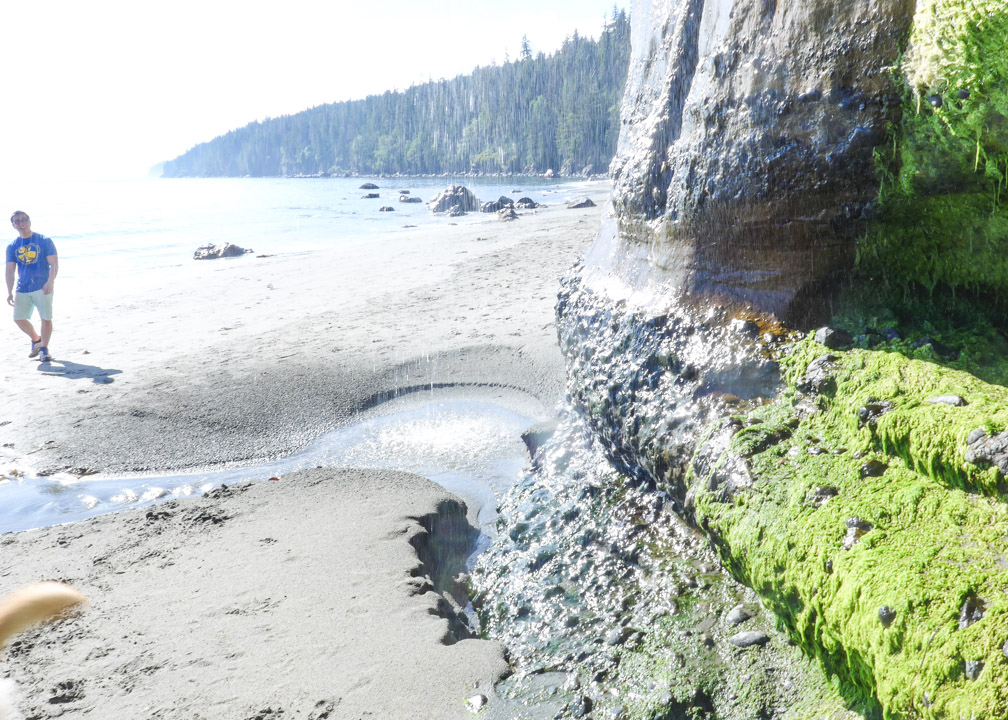 Mystic Beach Waterfall Victoria BC