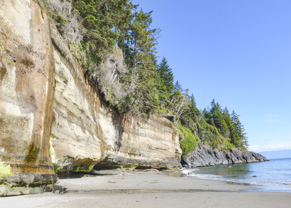 Mystic Beach Waterfall Victoria BC