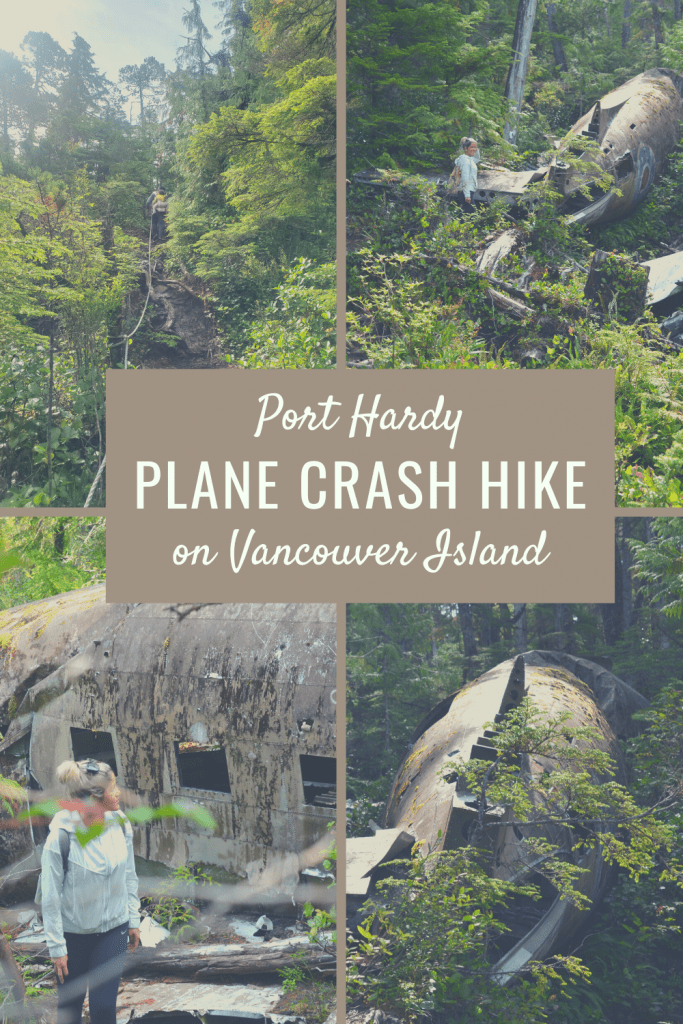 The Port Hardy Plane Crash Hike to see the old Dakota 576 RAF plane is a must do on Vancouver Island! Here's how to get there and what to expect.