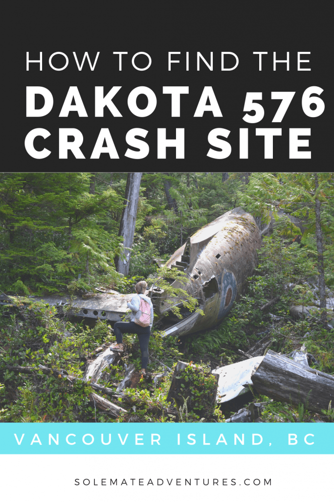The Port Hardy Plane Crash Hike to see the old Dakota 576 RAF plane is a must do on Vancouver Island! Here's how to get there and what to expect.