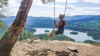 Old Baldy Mountain is becoming famous for its hidden swing. Read all about how to find it and what to expect on this rewarding hike!