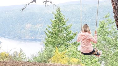 This secret swing hike in Victoria BC is short and sweet, with fantastic views! One of our favorite hikes on Vancouver Island!