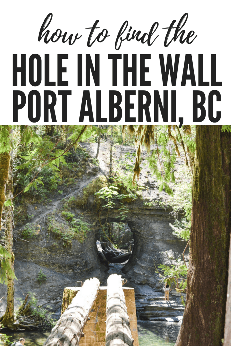 How To Get To The Hole in the Wall Port Alberni Solemate Adventures