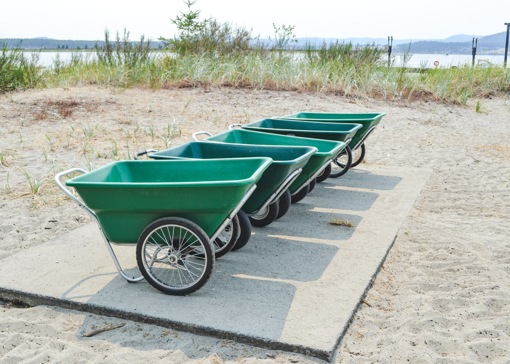 Sidney Spit Wheel Barrows