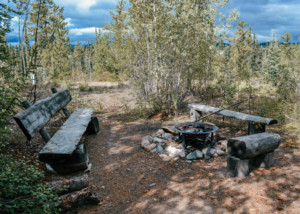 Cabin in the Yukon Fire Pit