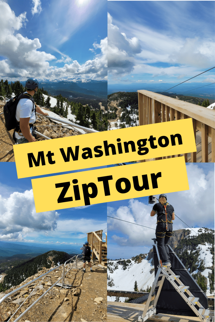 Everything you need to know about the epic Mount Washington Zip Line Tour on Vancouver Island, BC! Soar above the trees at up to 100km/hr!