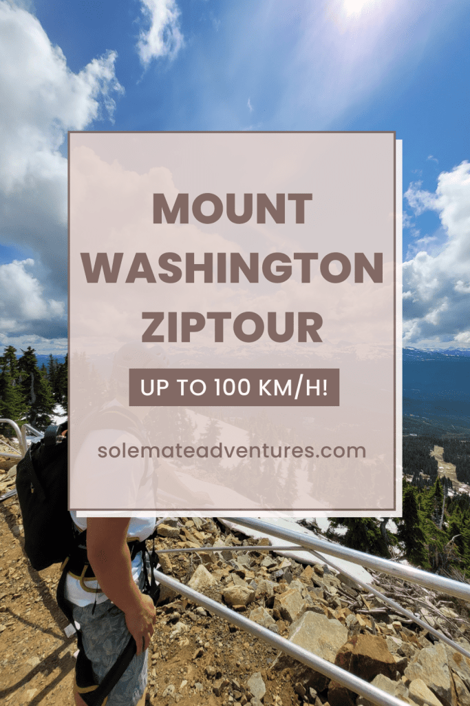 Everything you need to know about the epic Mount Washington Zip Line Tour on Vancouver Island, BC! Soar above the trees at up to 100km/hr!