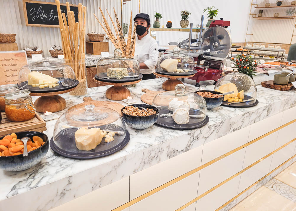 St Regis Dubai The Palm Breakfast Spread