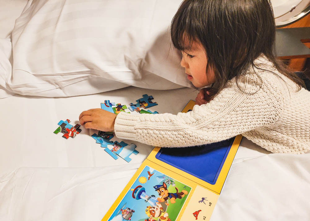 Quiet Toy for Airplane Magnetic Puzzle