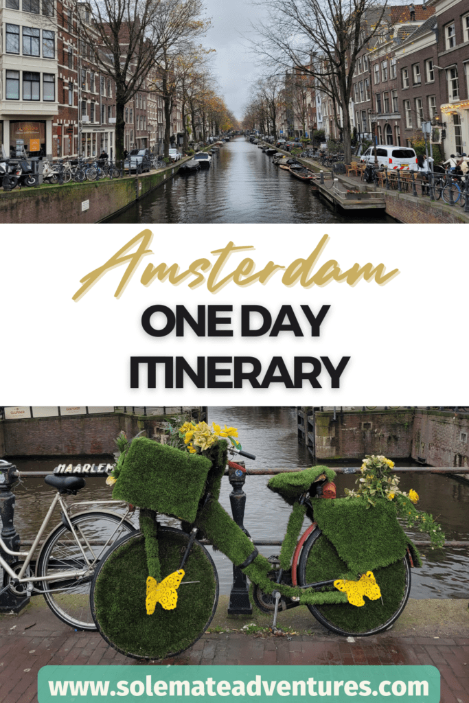 Follow our one day Amsterdam itinerary to tick off many bucketlist sites AND enjoy many delicious Amsterdam foodie spots!