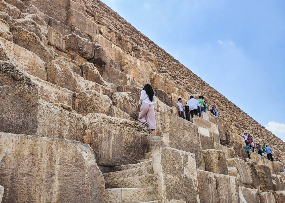 Entering the Great Pyramid