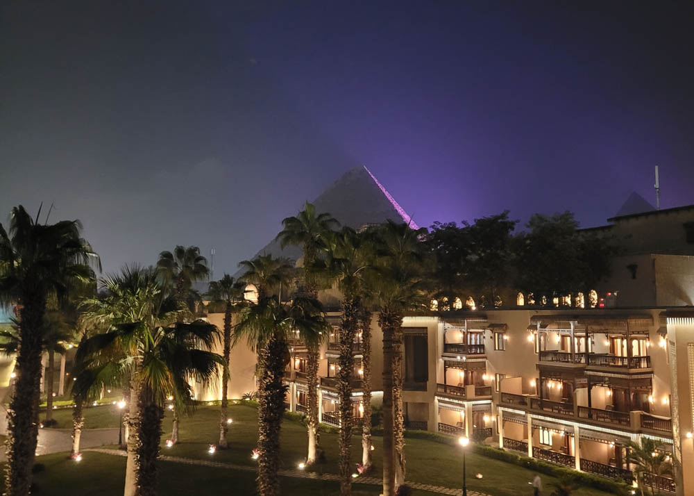 Marriott Mena House Hotel Room Pyramid View
