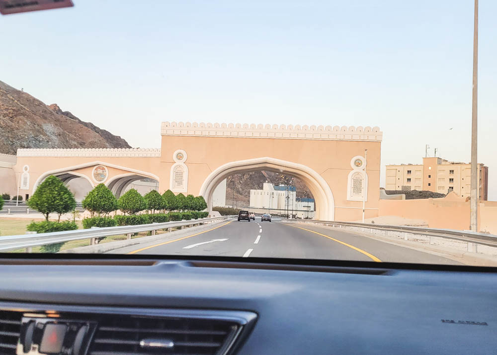 Driving in Muscat Oman
