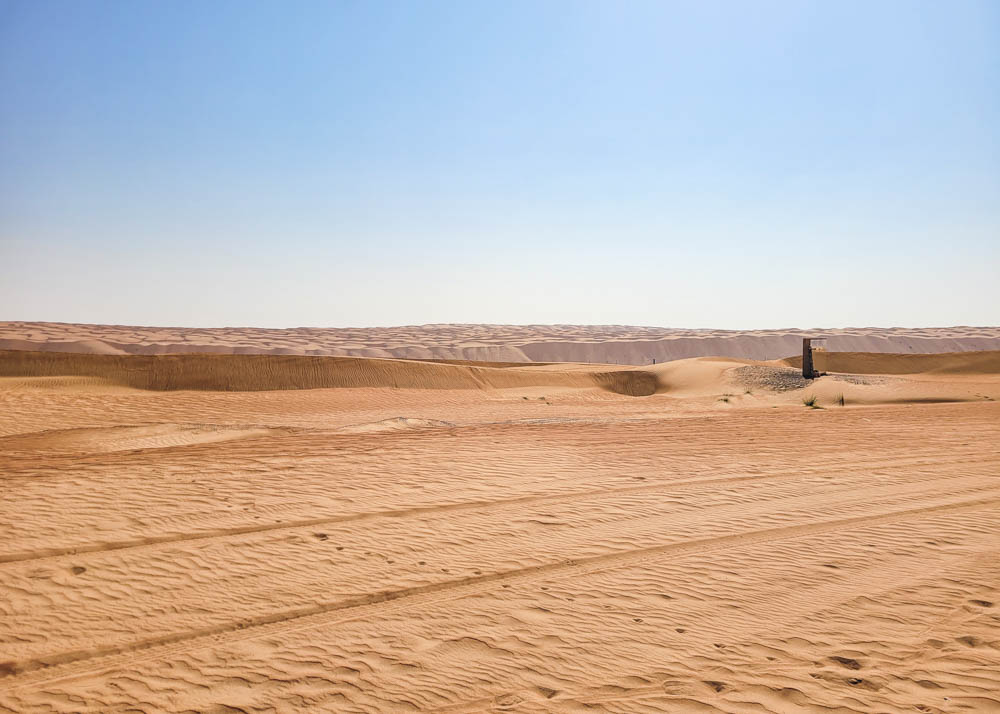 Driving in Oman Desert
