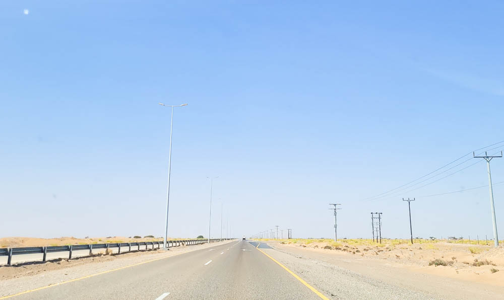 Driving in Oman Mirage