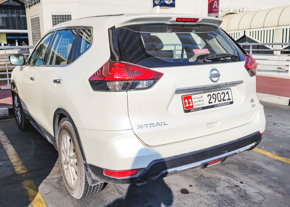 Driving in Oman with Dubai License Plate