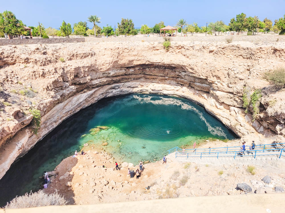 Bimmah Sinkhole Oman Road Trip