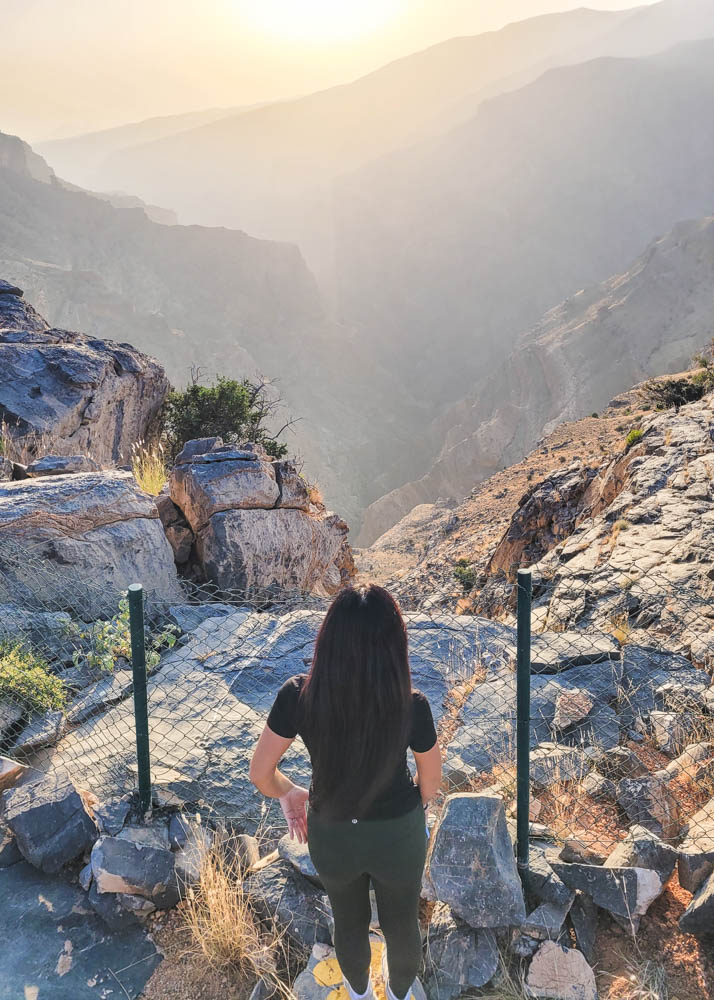 Hiking in Jebel Akhdar Oman Road Trip